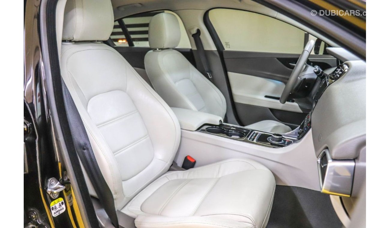 جاكوار XE Jaguar XE Pure 20t 2017 GCC under Agency Warranty with Zero Down-Payment.