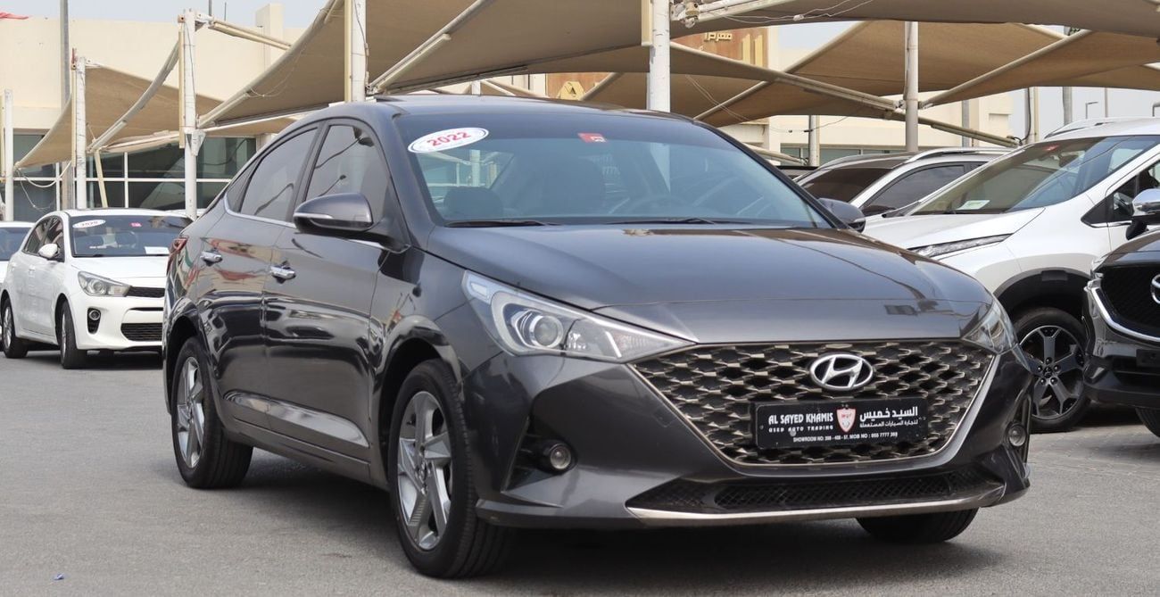 Hyundai Accent GLS 1.6L (138 HP) Sedan Hyundai Accent GCC 2022- in excellent condition with a1.6L engine, mileage 8