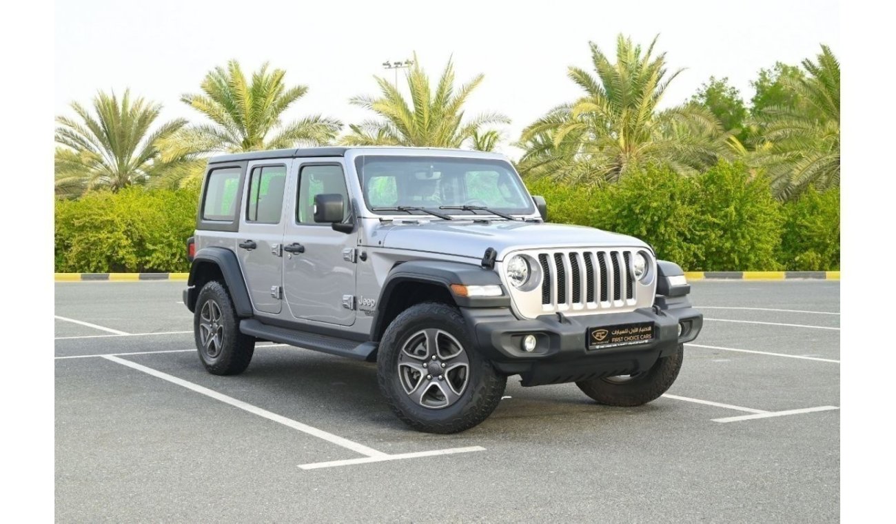 Jeep Wrangler AED 1,997/month 2019 | JEEP WRANGLER UNLIMITED | SPORT GCC | FULL JEEP SERVICE HISTORY | J33939