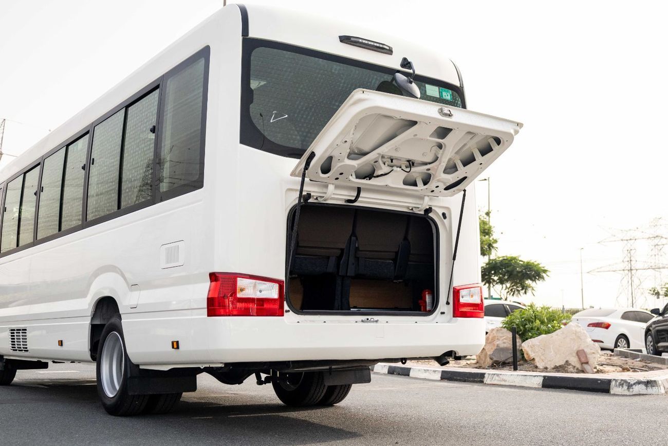Toyota Coaster  23 Seater 4.2L - White Inside Grey | Export Only