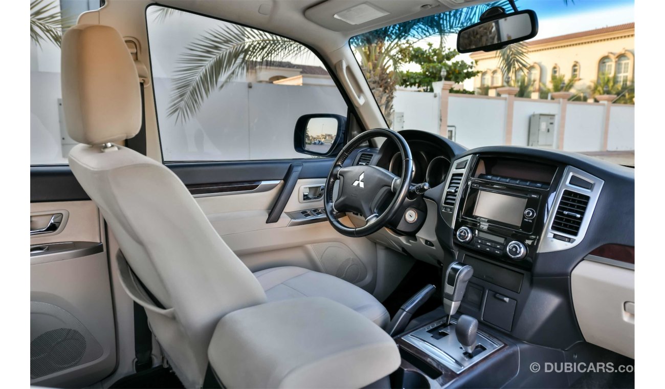 Mitsubishi Pajero - 2 Years Warranty! - AED 1,058 PER MONTH - 0% DP