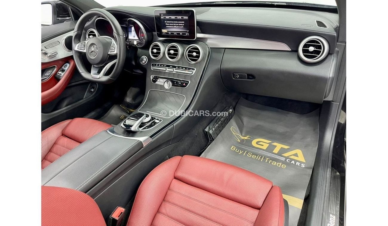 Mercedes-Benz C 200 Coupe 2018 Mercedes-Benz C200 AMG Coupe, Warranty, Service History, GCC