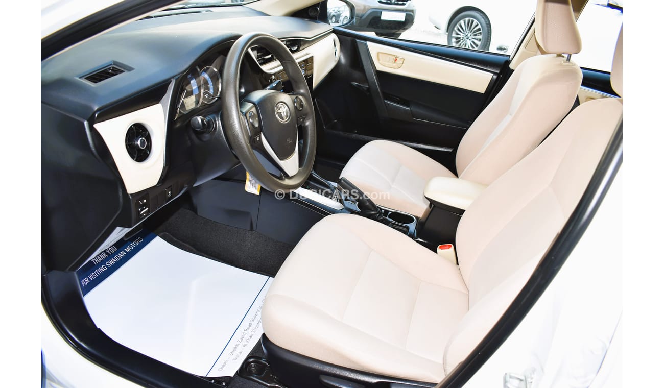 Toyota Corolla AED 929 PM | 2.0L SE GCC DEALER WARRANTY