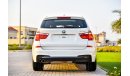 BMW X3 X-Drive 35i