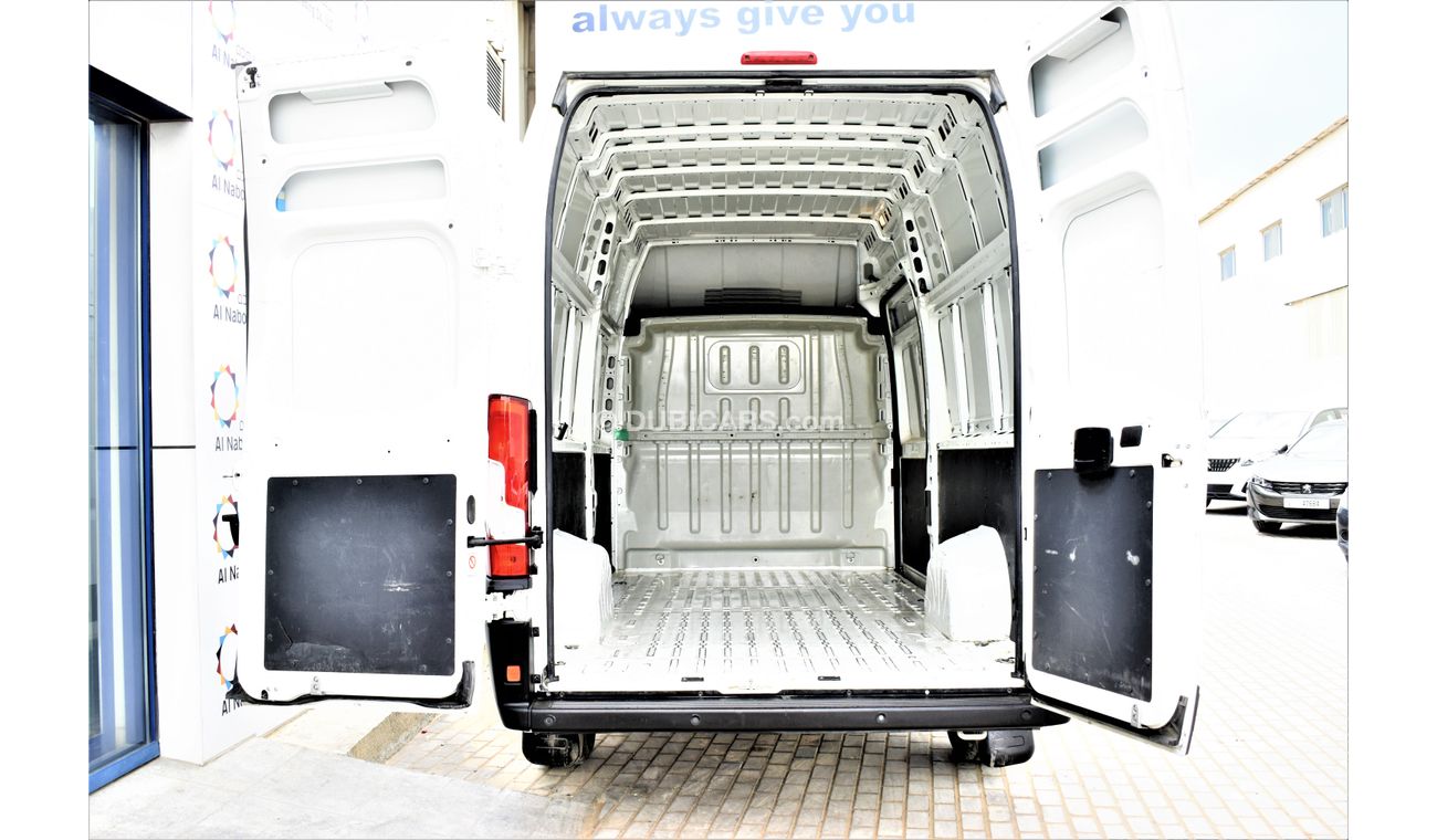 Peugeot Boxer L4 H3 2.2L MANUAL 2018 GCC SPECS WITH BALANCE AGENCY WARRANTY UP TO 2023 OR 250,000KM