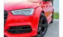 Audi S3 | 1,841 P.M | 0% Downpayment | Full Option | Very Low Kilometres