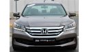 Honda Accord Honda Accord 2016 GCC agency condition without accidents without paint only There is one piece full 