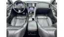 Infiniti Q50 Hybrid Sport Hybrid Sport Hybrid Sport 2014 Infiniti Q50 Sport Hybrid, Service History, Low Kms, GCC