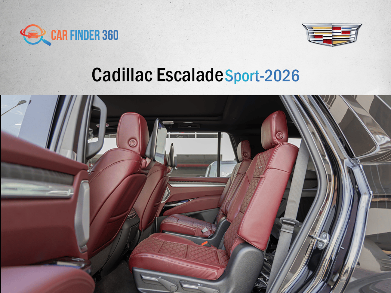 كاديلاك إسكالاد Cadillac Escalade Sport - 2026 - GCC (export only)