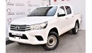 تويوتا هيلوكس AED 1370 PM | 0% DP | 2.7L 4WD GCC WARRANTY