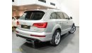 Audi Q7 2015 Audi Q7 S-Line Quattro, Full Audi History, GCC, Mint Condition