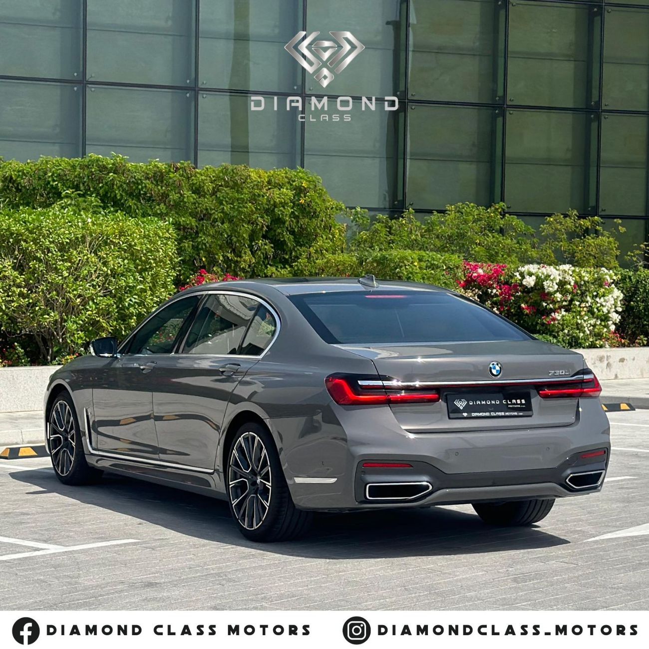 BMW 730Li Luxury M Sport Package BMW 730Li M kit Full Option GCC A.Grey 2022 Under Warranty & Service Contract