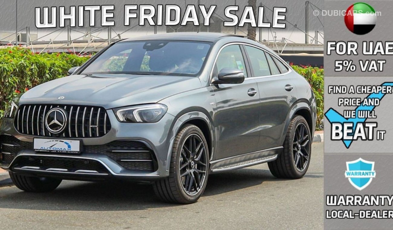 Mercedes-Benz GLE 53 AMG 4Matic Plus Coupe , 2023 GCC , 0Km , With 2 Years Unlimited Mileage Warranty @EMC