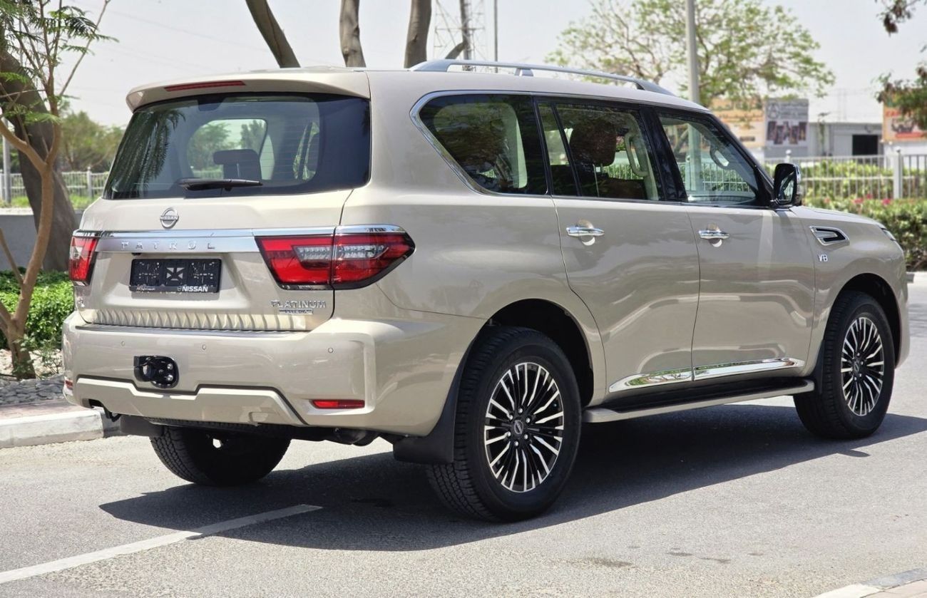 نيسان باترول LE Platinum 5.6L FULL OPTION 2022 GCC LOW MILEAGE WITH AGENCY WARRANTY & SERVICE CONTRACT IN MINT CO