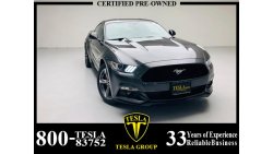 Ford Mustang GCC!!! / V6 / FASTBACK / 2017 / 5 YEARS DEALER WARRANTY OR 100,000 KMS / 1,441 DHS MONTHLY