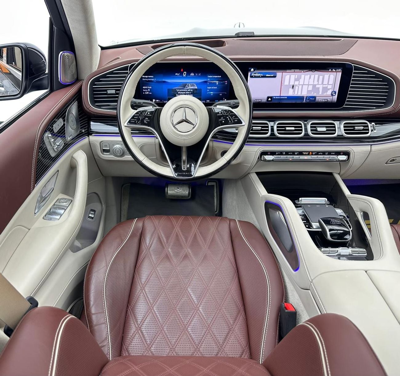 مرسيدس مايباخ gls600 مايباخ 2024 Mercedes-Maybach GLS 600 4MATIC, Aug/2029 Mercedes Warranty, Full Service History