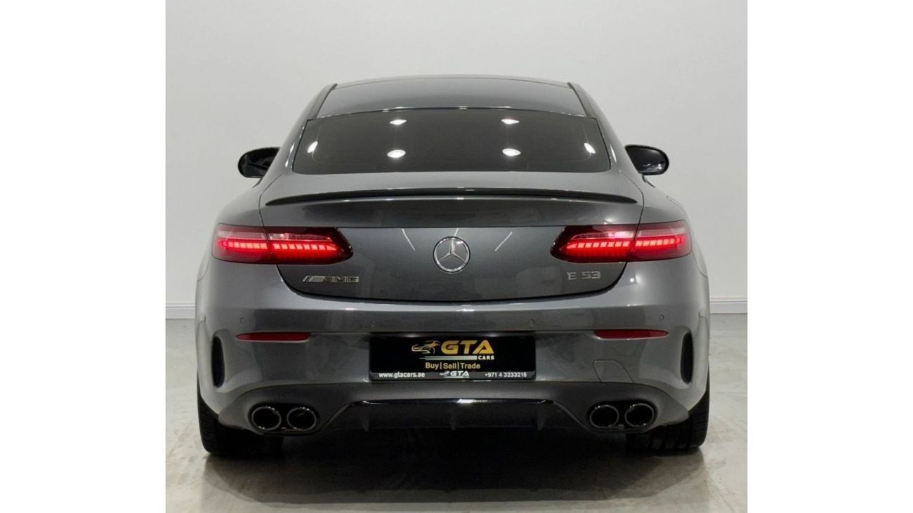 Mercedes-Benz E 53 Coupe 2022 Mercedes-AMG E53 4Matic+ Coupe, April 2027 Mercedes Warranty + Service Pack, Low Kms, GCC