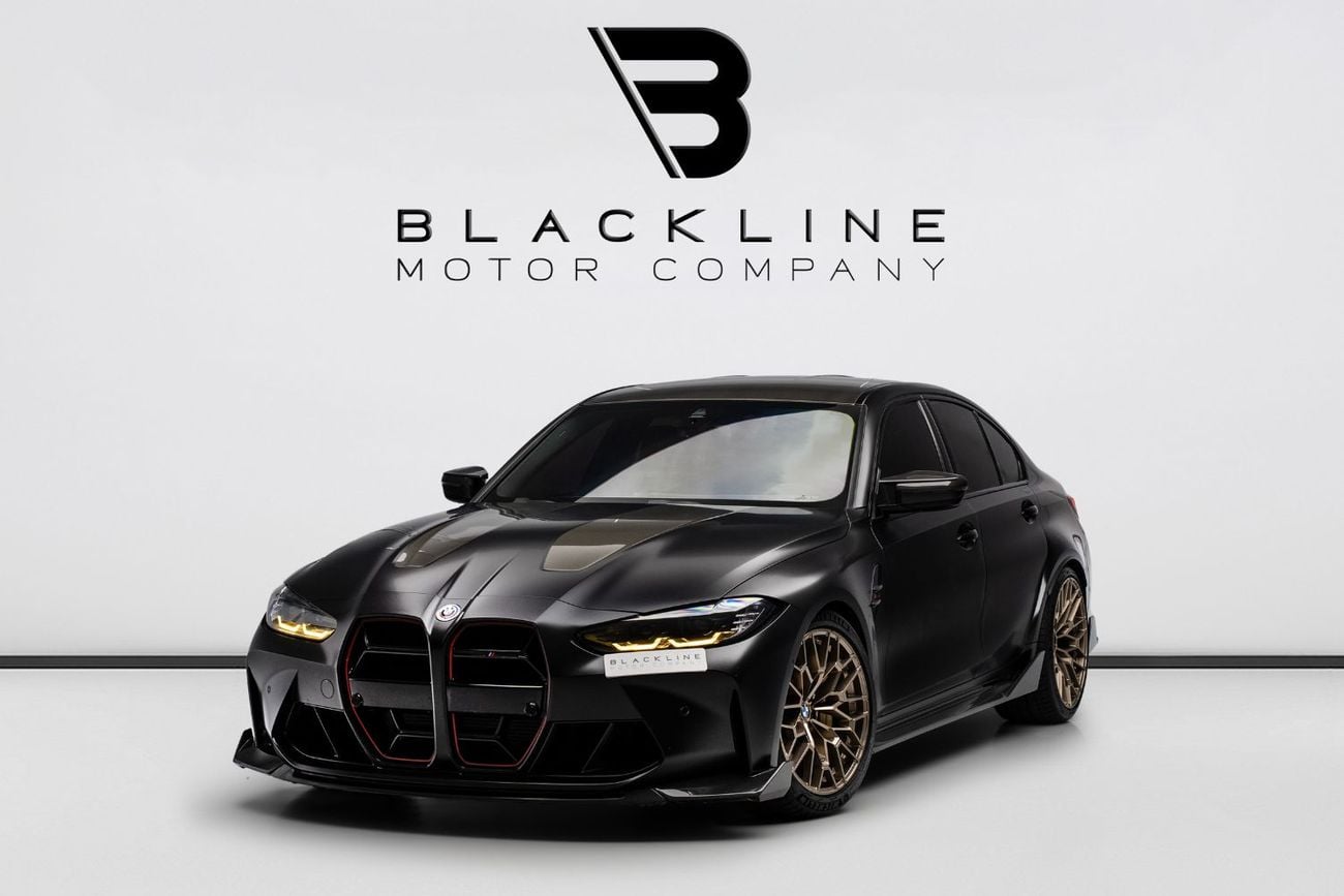 بي أم دبليو M3 CS XDRIVE BUY NOW, PAY 2027 | THE BLACKLINE STANDARD | July 2028 Warranty + Service, GCC