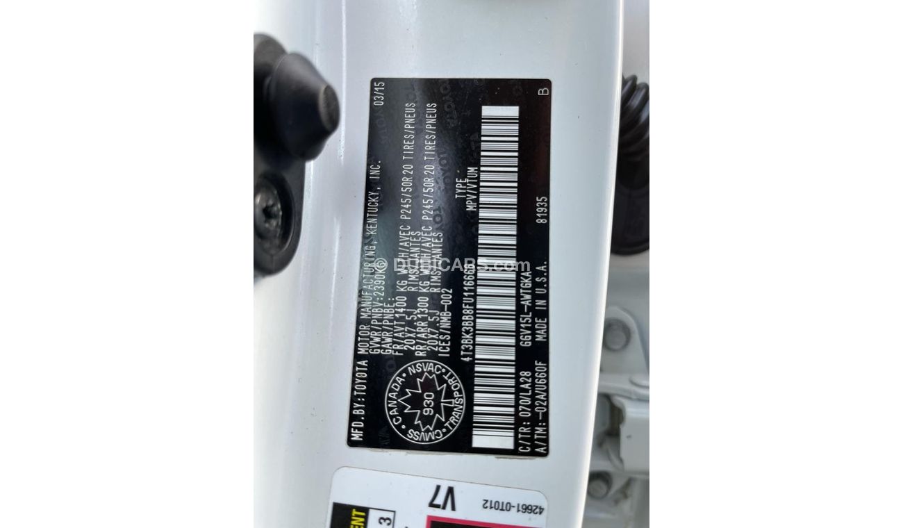 Toyota Venza Car full panorama