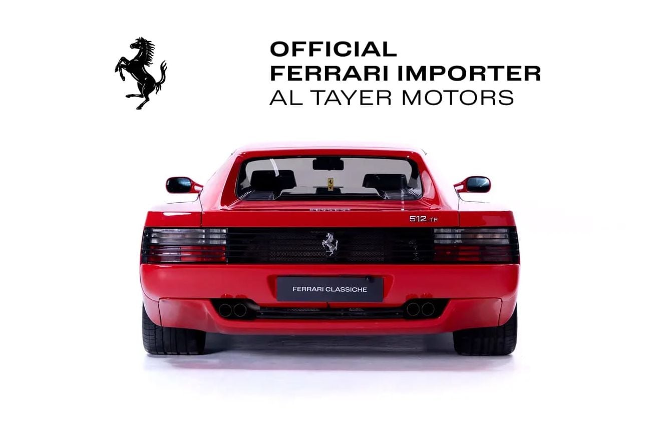 فيراري 512 TR - European Specs - Collector Grade