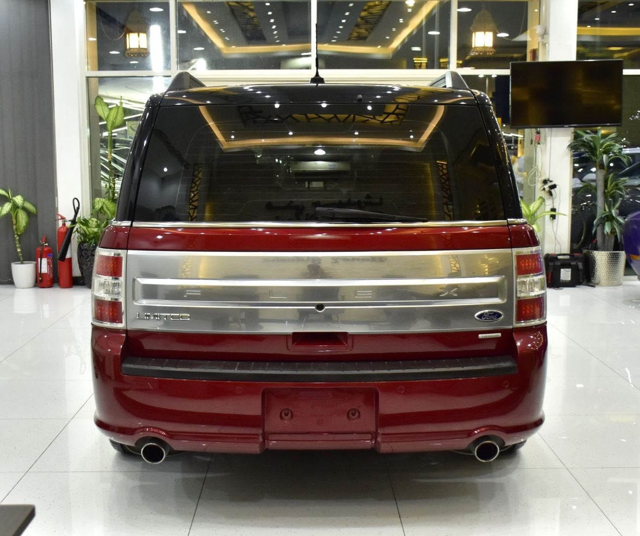 فورد فليكس EXCELLENT DEAL for our Ford Flex Limited ( 2015 Model ) in Red Color GCC Specs