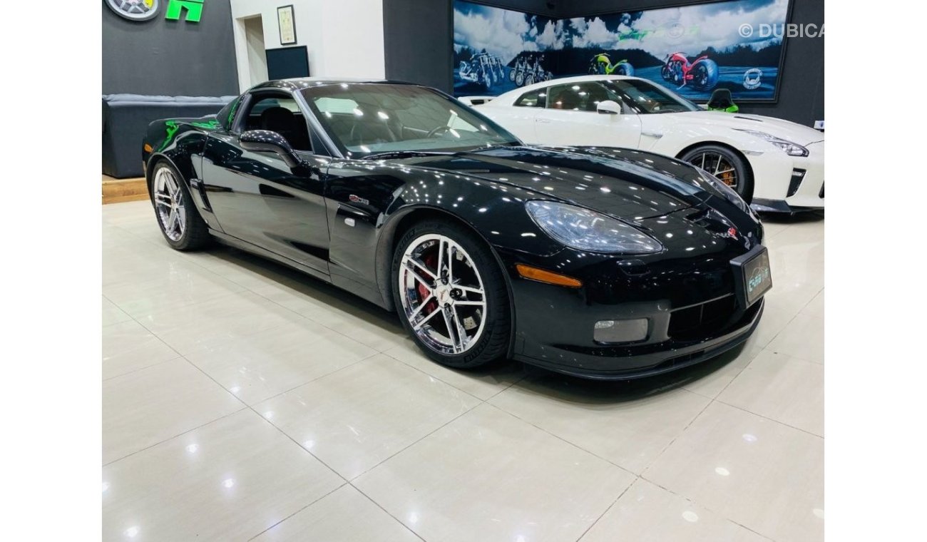 شيفروليه كورفت CHEVROLET CORVETTE Z06 505HP 2009 MODEL WITH ONLY 103K KM IN IMMACULATE CONDITION FOR ONLY 135K AED