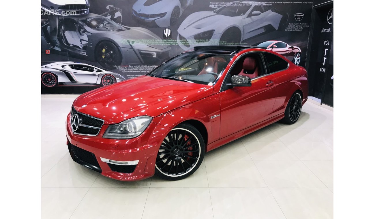 Mercedes-Benz C 63 Coupe 2012 - ONE YEAR WARRANTY - ( 1650 AED PER MONTH )