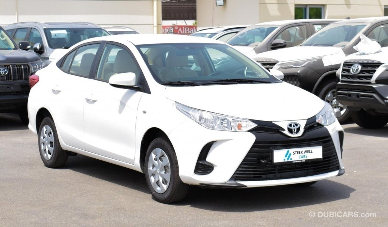 Toyota Yaris E S/D 1.5 E PETROL A/T FABRIC SEATS SEDAN WITH GCC SPECS EXPORT ONLY