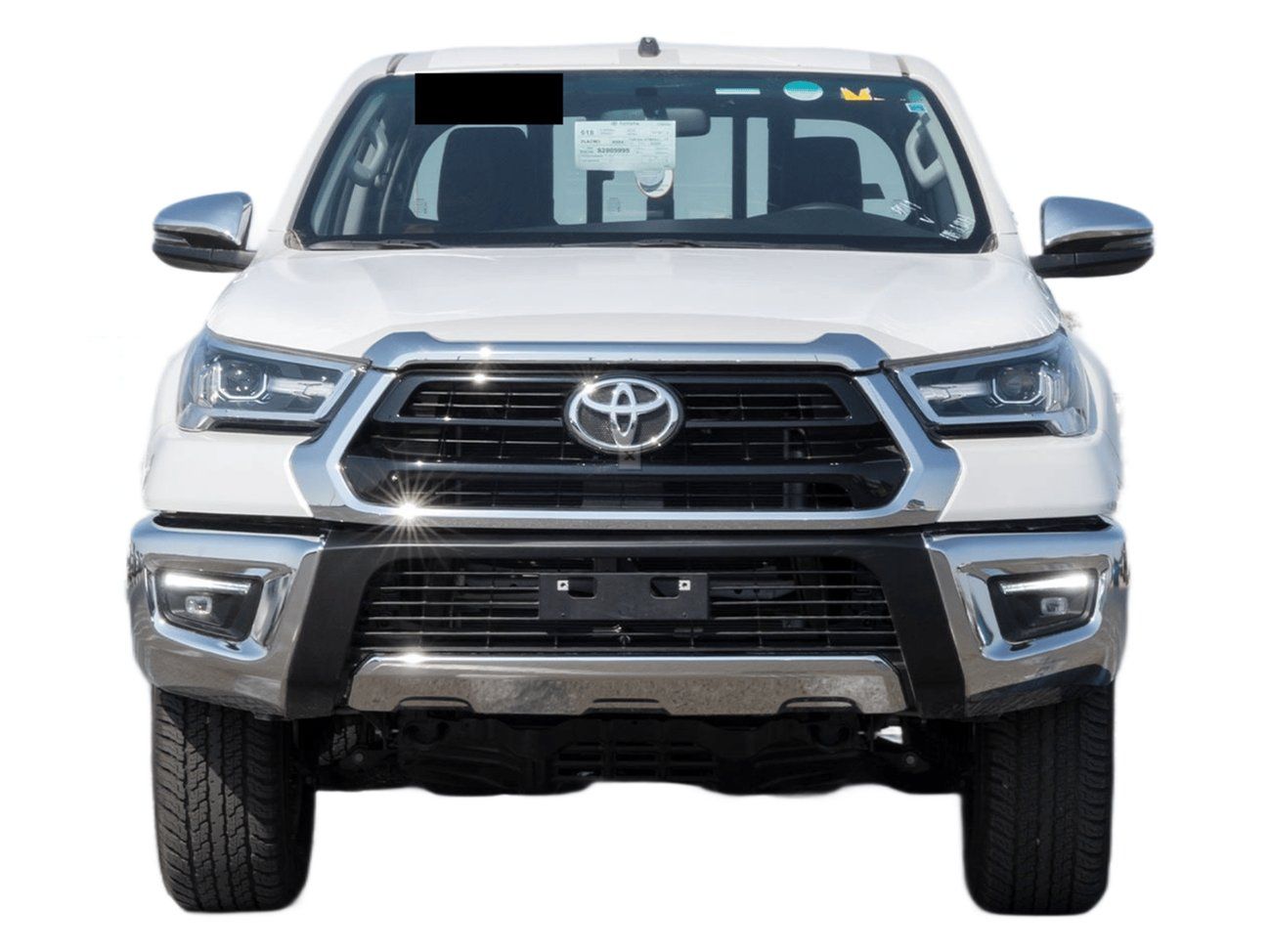 تويوتا هيلوكس SGLX GCC ECTKSA007 – 2026 Toyota Hilux Double Cab Pick Up – 2.7L Petrol Manual 4wd – White with Red I