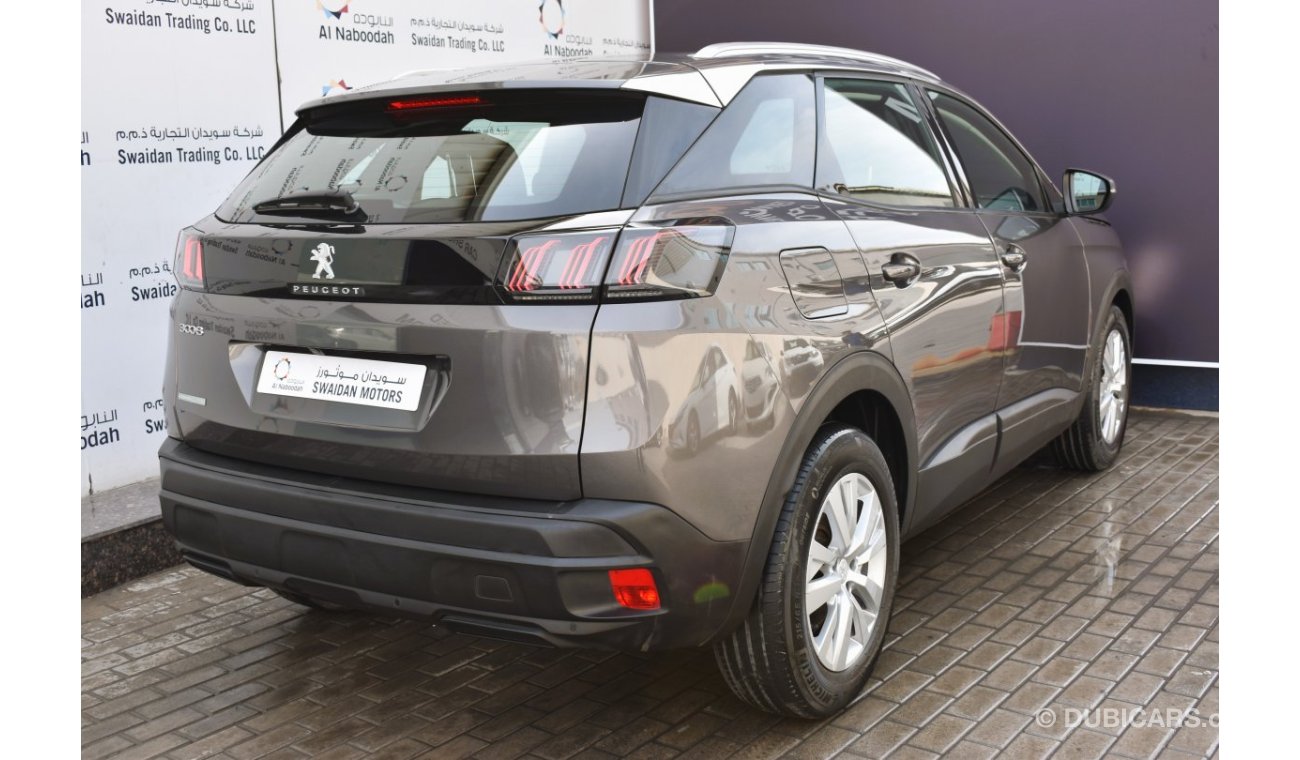 Peugeot 3008 AED 1199 PM | 1.6L ACTIVE GCC AGENCY WARRANTY UP TO 2026 OR 100K KM