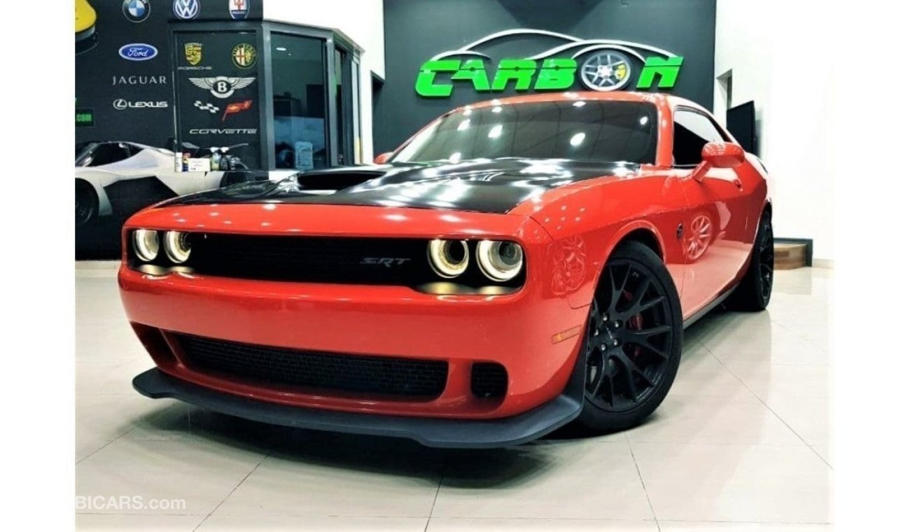 دودج تشالينجر SPECIAL OFFER CHALLENGER HELLCAT 707 HP 2016 WITH A LOW MILEAGE 49K KM GCC FULL SERVICE HISTORY