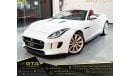 Jaguar F-Type Jaguar F-Type V8 S, Warranty, Agency History, 1 Owner, GCC