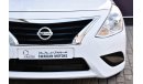 Nissan Sunny AED 509 PM | 1.5L SV GCC DEALER WARRANTY