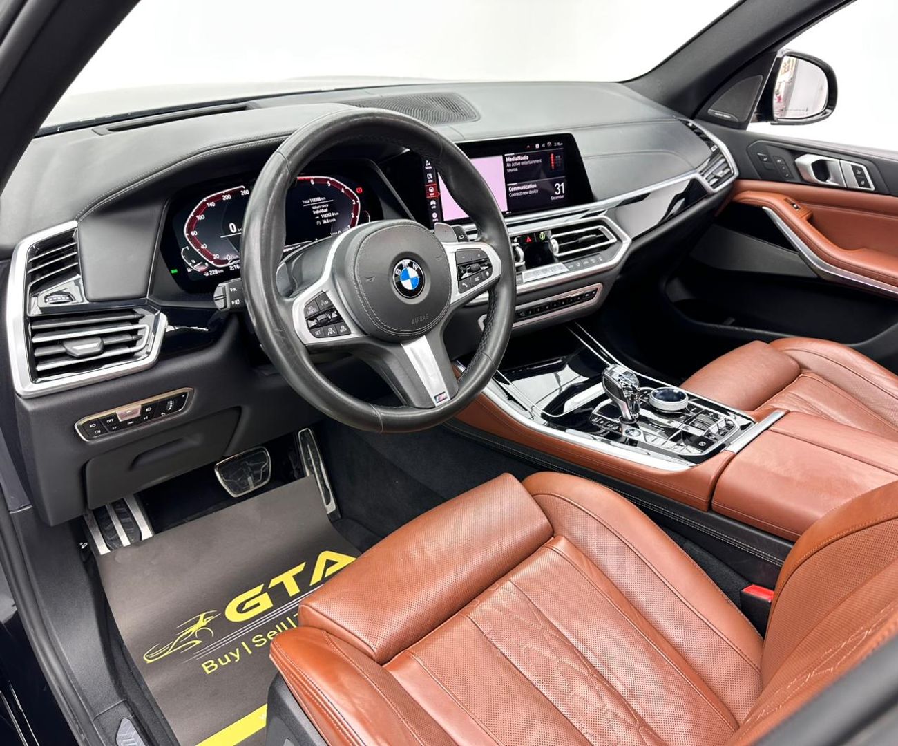 بي أم دبليو X5 2019 BMW X5 xDrive50i M-Sport, 1 Year Unlimited Km Warranty, Full Service History, GCC