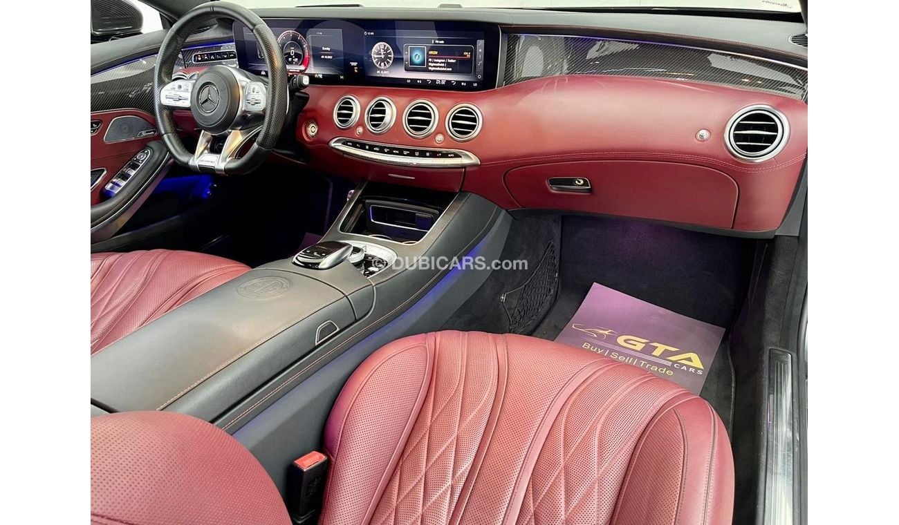 Mercedes-Benz S 63 AMG Coupe 2018 Mercedes S63 Coupe AMG FULL OPTION, Full Service History, Warranty, GCC
