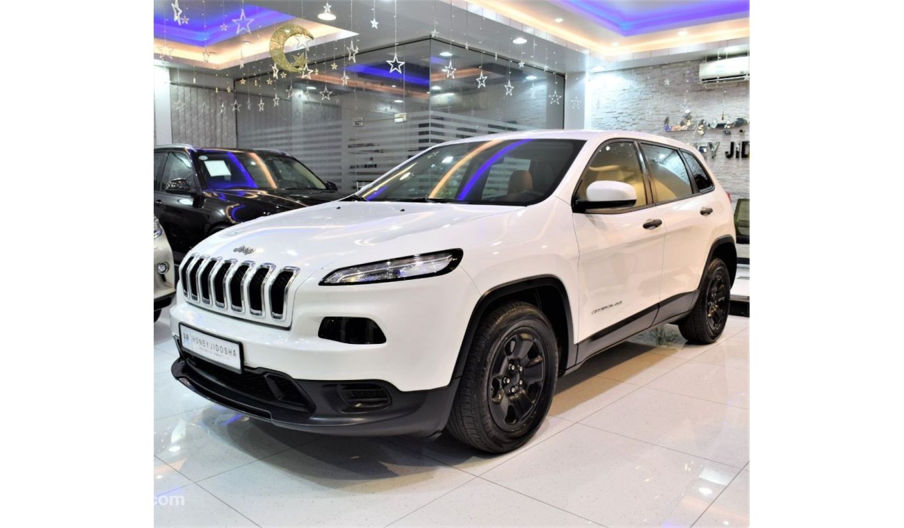 جيب شيروكي TECH THAT GOES WHEREVER YOU GO JEEP Cherokee SPORT 2016 Model!! in White Color! GCC Specs