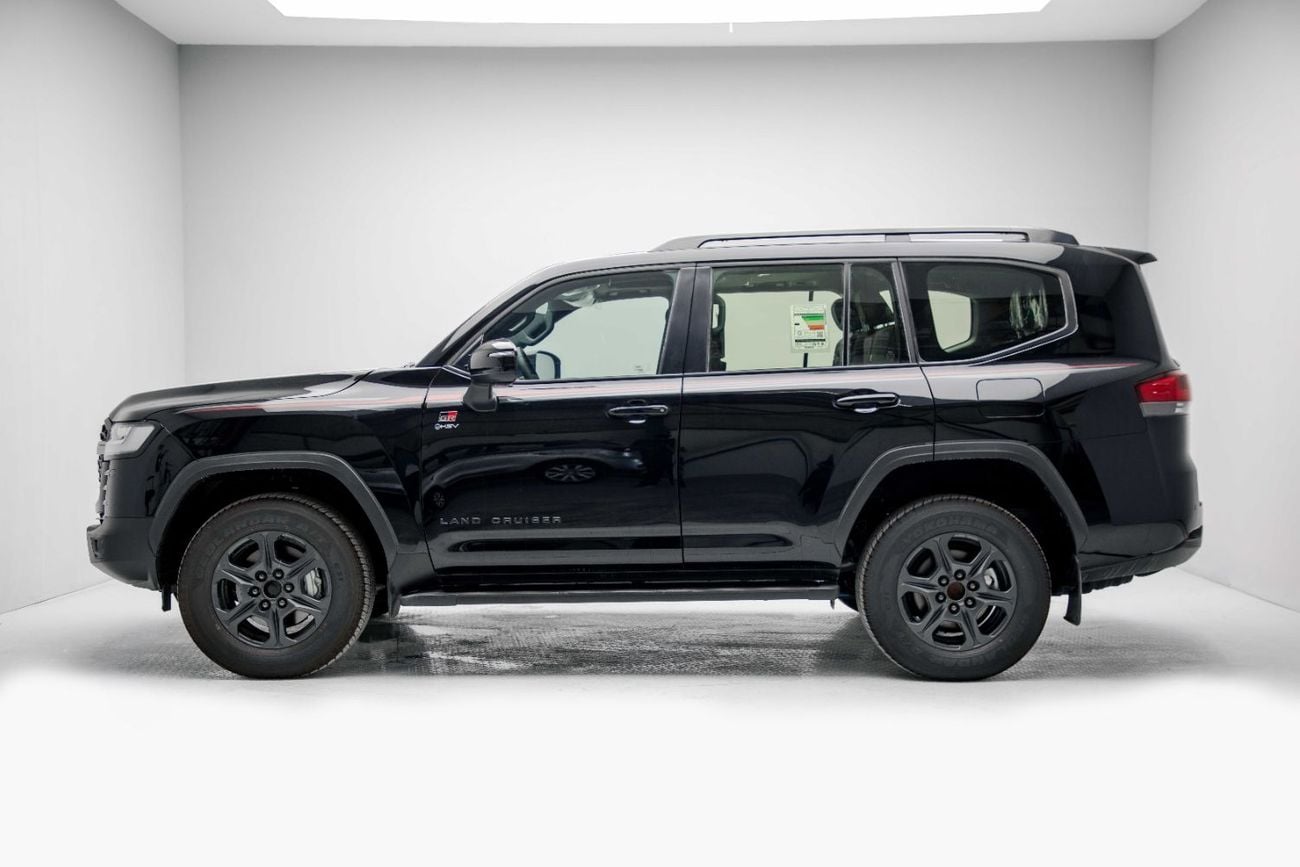 Toyota Land Cruiser LC300 GR-Sport 3.5L Hybrid - Attitude Black Inside GRS Black and Dark Red | Export
