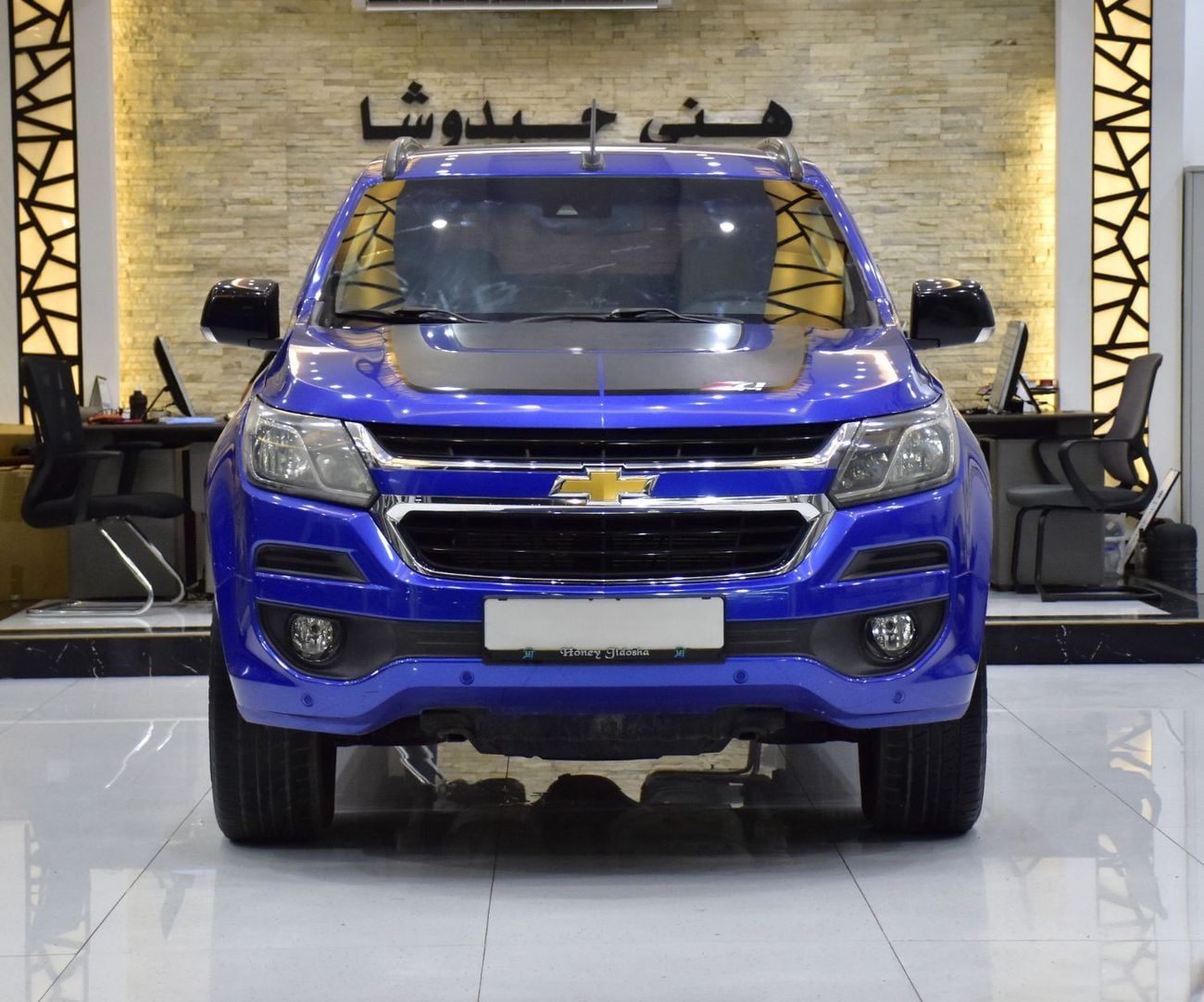 Chevrolet Trailblazer LT Z71 EXCELLENT DEAL for our Chevrolet Trailblazer Z71 ( 2018 Model ) in Blue Color GCC Specs