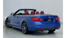 بي أم دبليو 420 2017 BMW 420i Convertible M-Sport, June 2022 BMW Warranty, June 2025 BMW Service Package, GCC