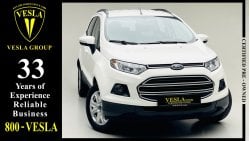 Ford Eco Sport LIMITED! + LEATHER + NAVIGATION + CRUISE CONTROL / GCC / 2017 / UNLIMITED KMS WARRANTY / 814 DHS P.M