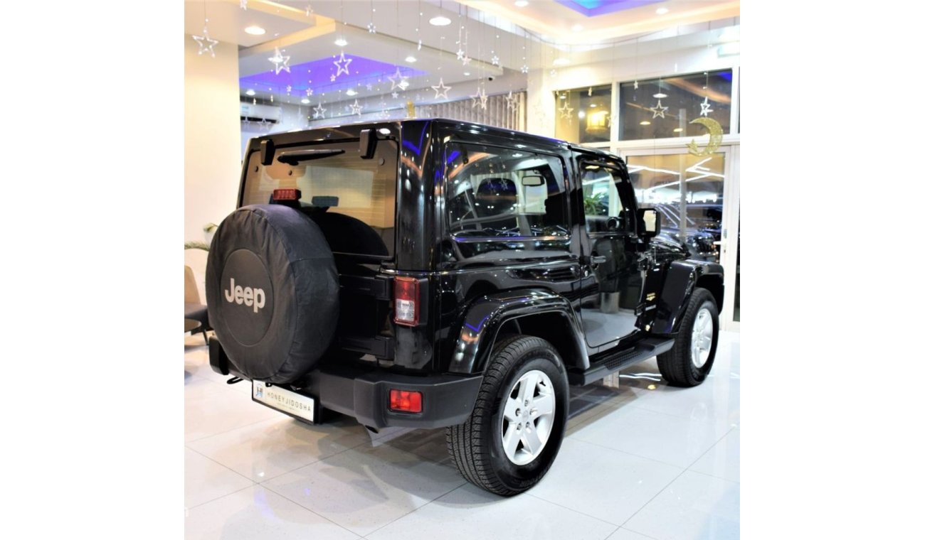 جيب رانجلر AMAZING Jeep Wrangler SAHARA 2013 Model!! in Black Color! GCC Specs