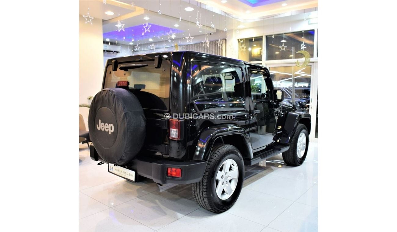 Jeep Wrangler AMAZING Jeep Wrangler SAHARA 2013 Model!! in Black Color! GCC Specs