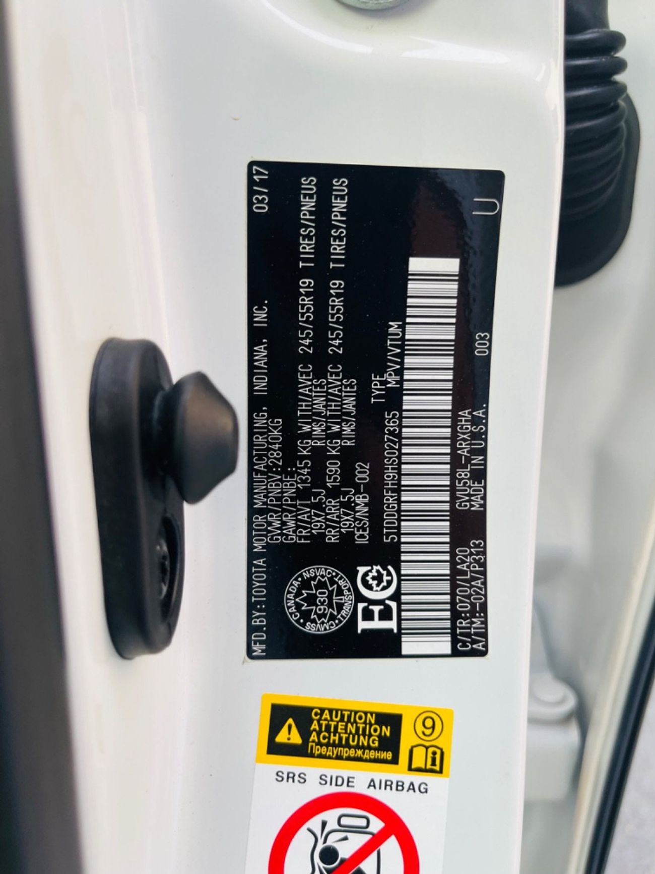 Toyota Highlander Hybrid limited