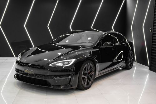 تسلا Model S Plaid (AWD) Carbon Fiber Interior | 1,020 HP!!