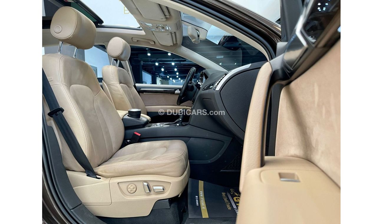 Audi Q7 2015 Audi Q7 40TFSI Quattro Supercharged, Service History, Warranty, GCC