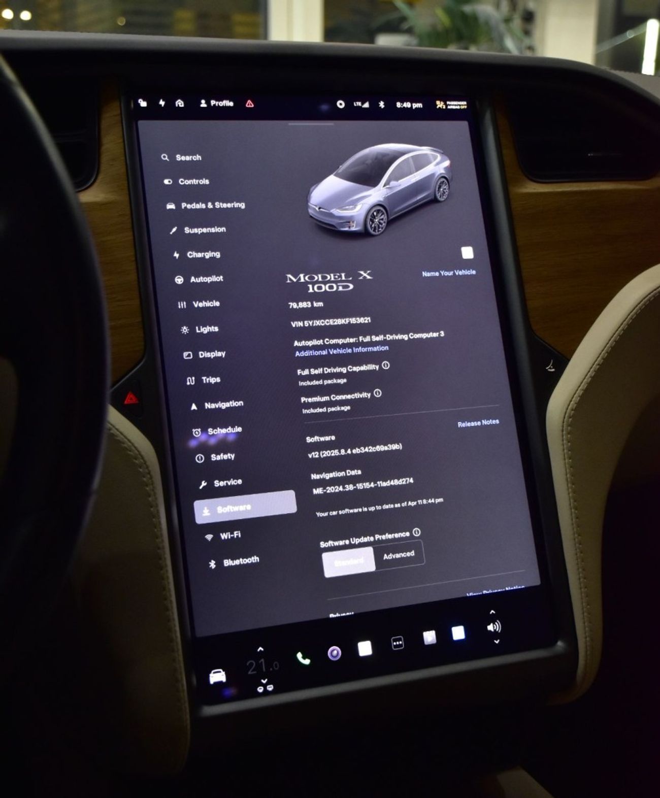 Tesla Model X EXCELLENT DEAL for our Tesla Model X 100D - Long Range ( 2019 Model ) in Grey Color GCC Specs