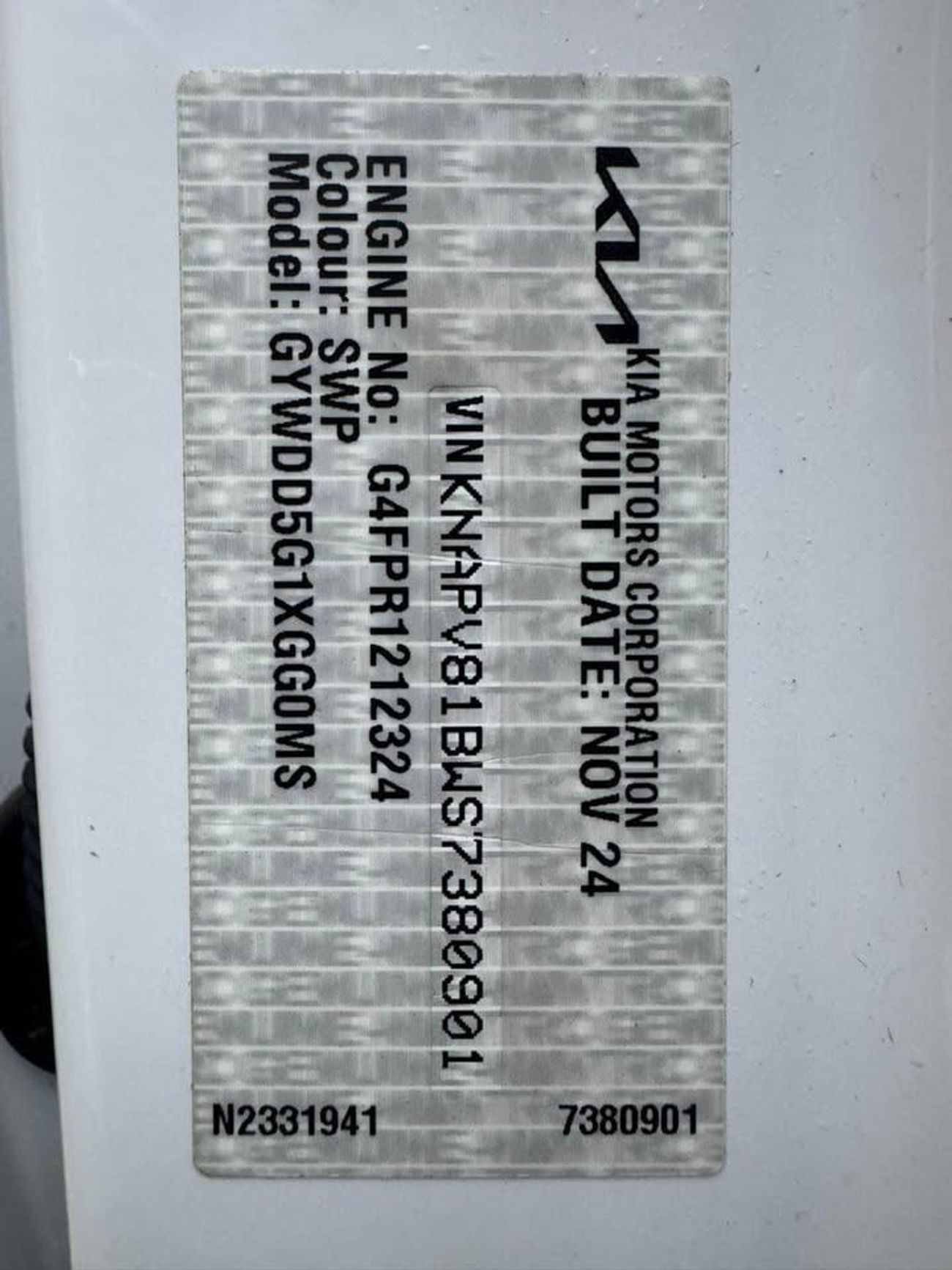 Kia Sportage SX 2.0L