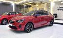 Opel Corsa ELEGANCE EXCELLENT DEAL for our Opel Corsa 1.2L ( 2023 Model ) in Red Color GCC Specs