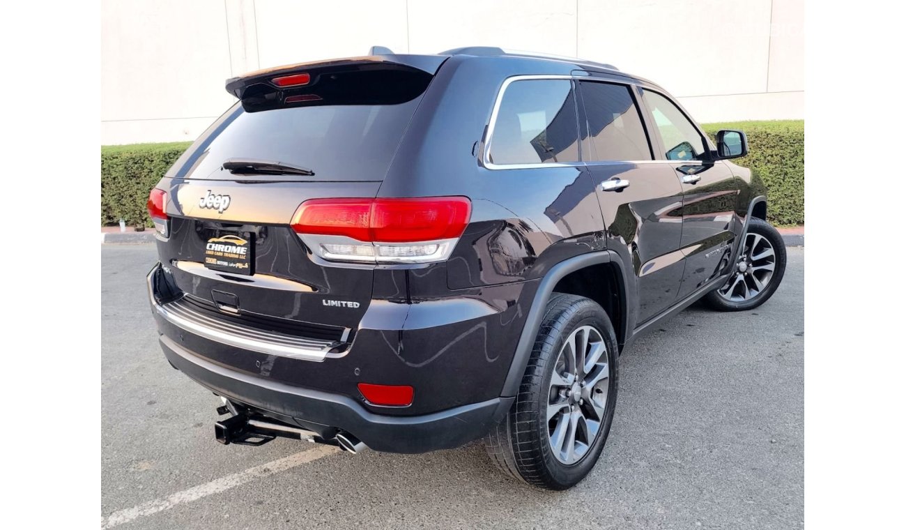 Jeep Grand Cherokee 2018 JEEP GRAND CHEROKEE LIMITED (WK2), 5DR SUV, 3.6L 6CYL PETROL, AUTOMATIC, FOUR WHEEL DRIVE