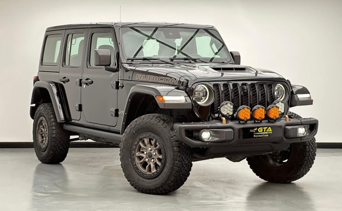 جيب رانجلر أنليميتد 2023 Jeep Wrangler Rubicon 392 SRT, Feb/2027 JEEP Warranty, Excellent Condition, GCC